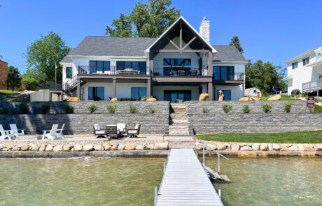 Lake front home