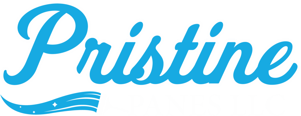 PristinePanesLogo_WhiteBlue Pristine Panes Logo